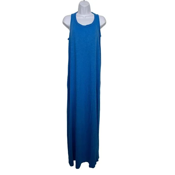 chinese dress ladies Lilla P Sleeveless Seamed Maxi Dress Navy / L main image 1